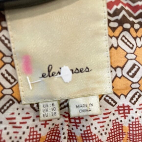 Anthropologie Elevenses Judith Belted Wool Coat Khaki Brown 6 Full Zip Lined - Picture 4 of 11